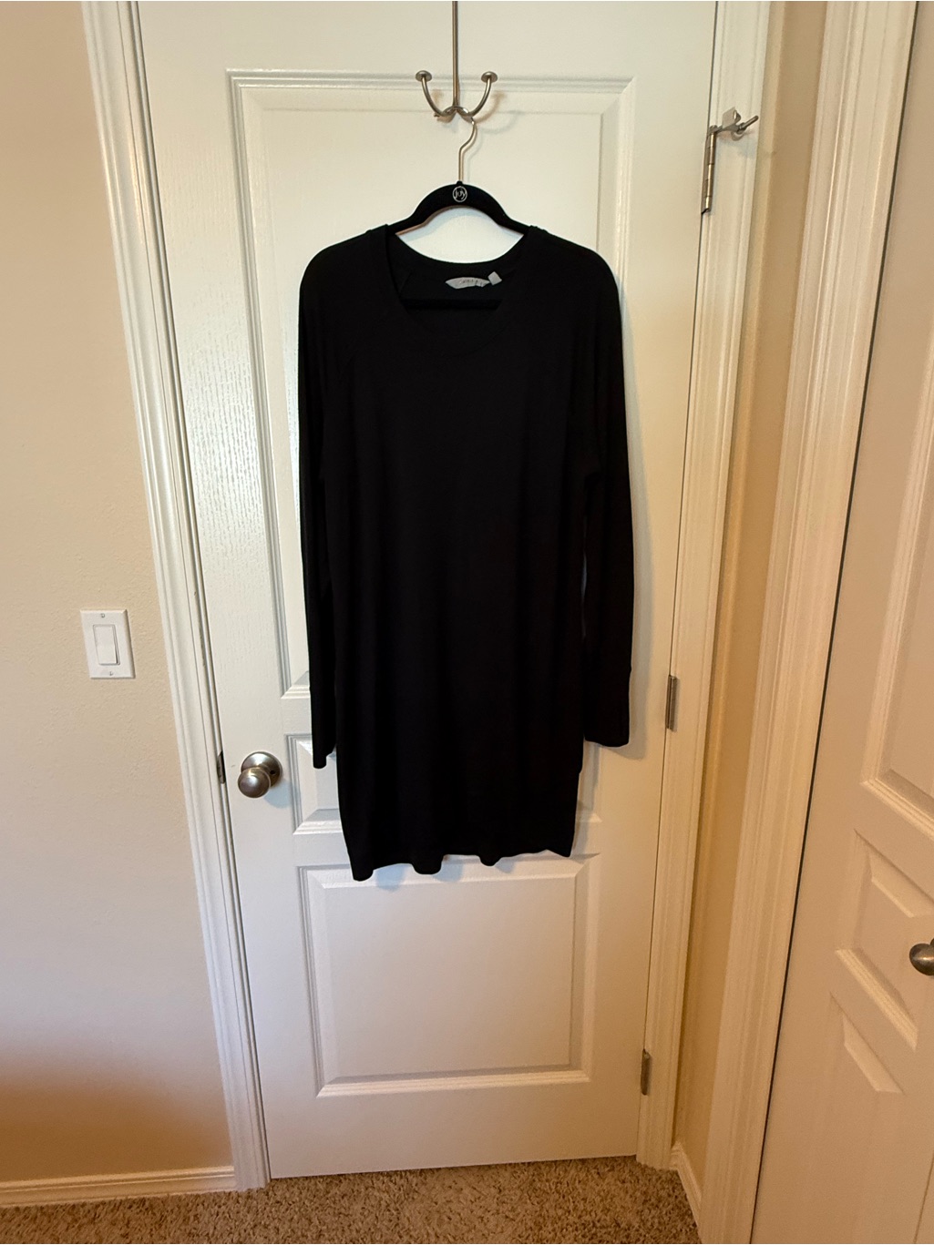 Athleta Black Long Sleeve Women's Dress